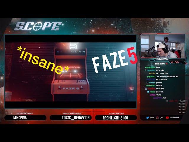 SCOPE *REACTS* to Last FAZE5 Recruit, AND him getting into FaZe as the sixth! (FULL REACTION)