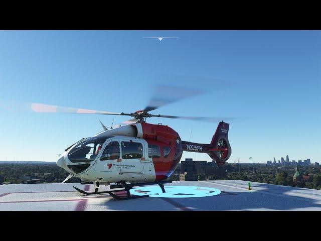 Flying a Full Flight - H145 HEMS Missions in Cleveland! - MSFS 2020