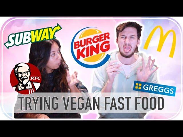 Trying Vegan Fast Food : meat-eaters review | Shaaba ft. @Jammidodger