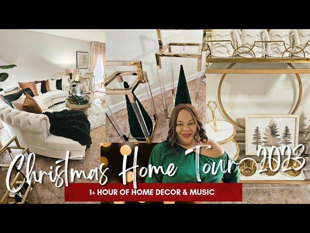 Christmas Home Tour 2023 | 1+ Hour of Christmas Decor & Music