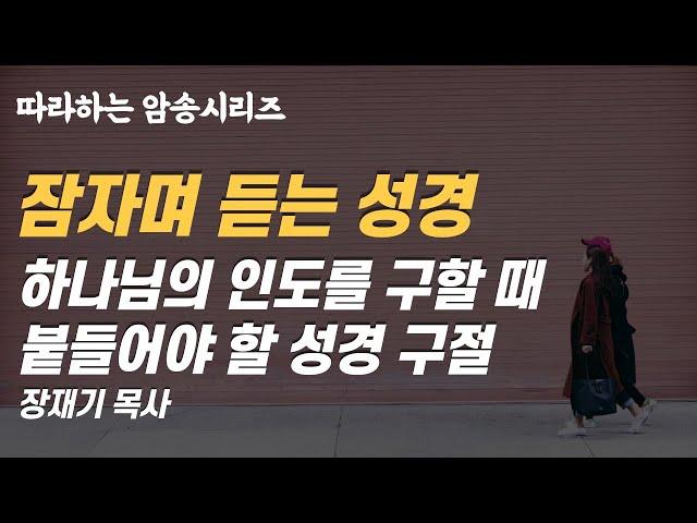 (따라하는 묵상시리즈) 28 하나님의 인도를 구할 때 붙들어야 할 성경 구절, 잠자며듣는 성경 | 장재기 목사 |