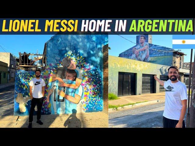 LIONEL MESSI Childhood Home in ARGENTINA 