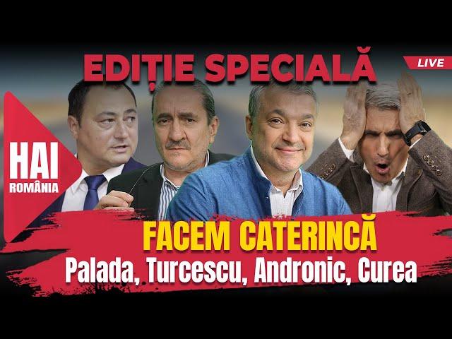 Facem caterincă. Hai live cu Turcescu