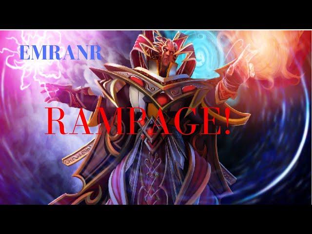 Invoker rampage dota 2 ft EmranR