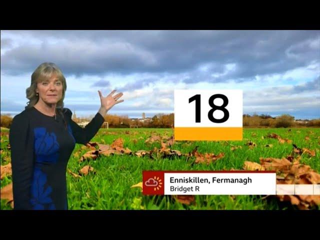 BBC Weather : Temperatures above normal for this time of year.