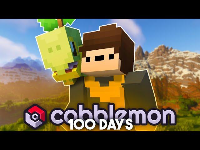 Trying to DEFEAT the FIRST GYM LEADER in 100 DAYS COBBLEMON! (Minecraft Cobblemon 1.4)