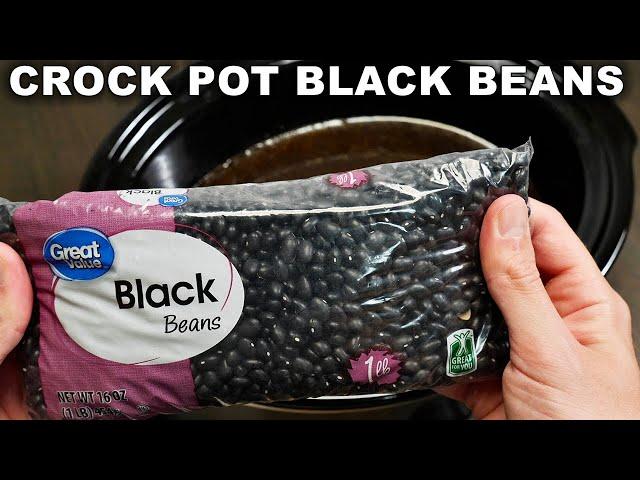 Crock Pot Black Beans: How To Cook Black Beans in a Crock Pot