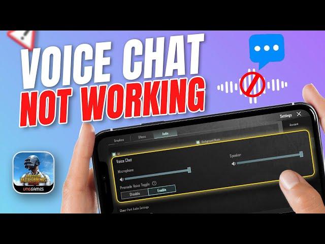 How to Fix PUBG Voice Chat Issue on iPhone | PUBG Mobile Voice Chat Not Working