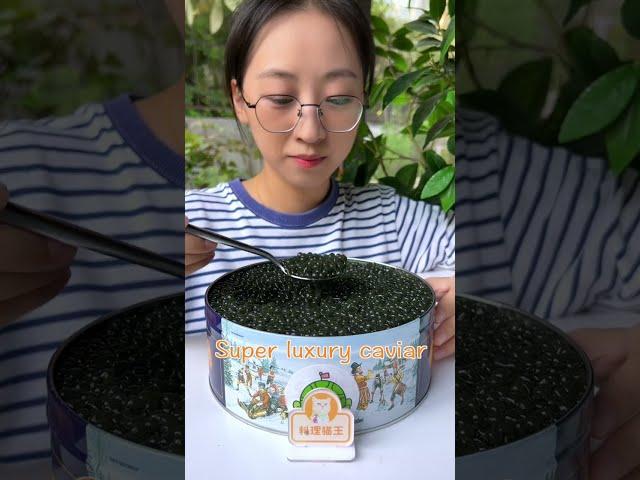 MasterChef Cat Demonstrates How to Make Your Own CAVIAR! | Chef Cat Cooking  #tiktok #Shorts