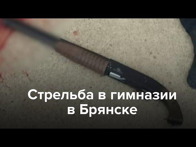 Стрельба в гимназии в Брянске