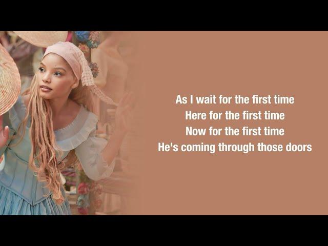 Halle Bailey - For The First Time (Lyrics) [The Little Mermaid]