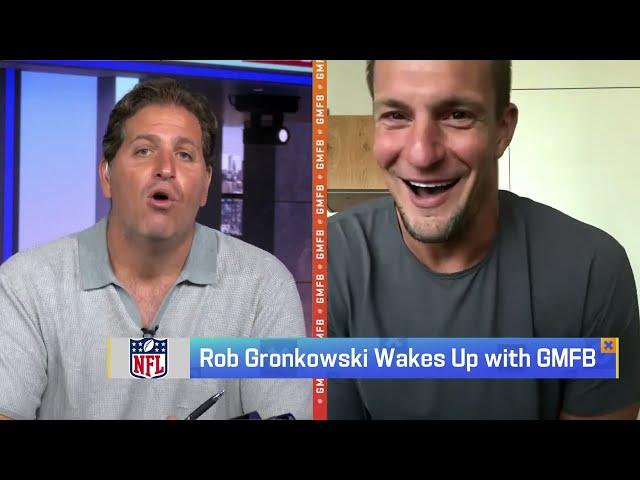 Rob Gronkowski on advice he's given Tom Brady for commentary | 'GMFB'