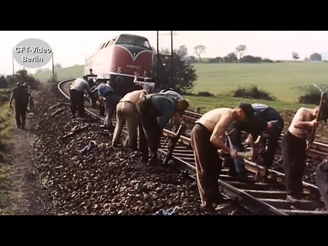 Gleis- und Streckenbau damals