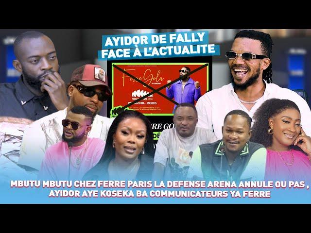 MBUTU MBUTU CHEZ FERRE PARIS LA DEFENSE ARENA ANNULE OU PAS , AYIDOR AYE KOSEKA BA COMMUNICATEURS...