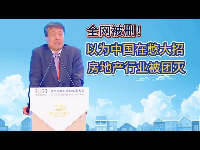 高善文劲爆演讲完整版：中国经济萧条的主犯，政府造成了房地产危机；民营地产颈动脉大出血；疫情防控对大城市经济影响更大