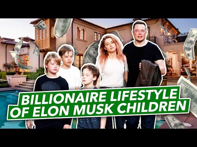 INSIDE The Secret BILLIONAIRE LIFESTYLE Of Elon Musk Children  | Billionaire Lifestyle 2022
