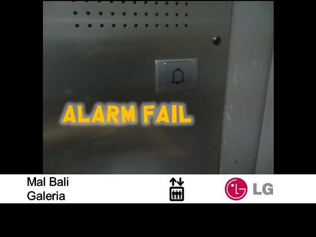 LG Elevator with Broken Alarm (Epic Fail!)