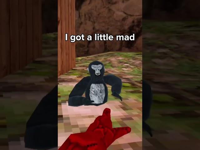 I got a little mad.. #vr #oculus #gorilla #funny #gorillatag