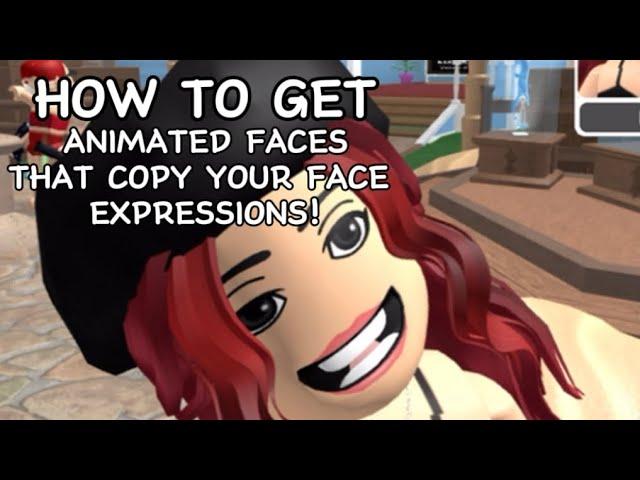 *NEW* HOW TO GET ANIMATED FACES THAT COPY YOUR FACE EXPRESSIONS IN ROBLOX 2023 | iBirth