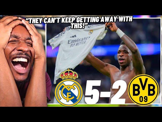 HATE WATCH FAILED.... AGAIN  VINI JR HAT TRICK | Real Madrid 5-2 BVB LIVE Reaction