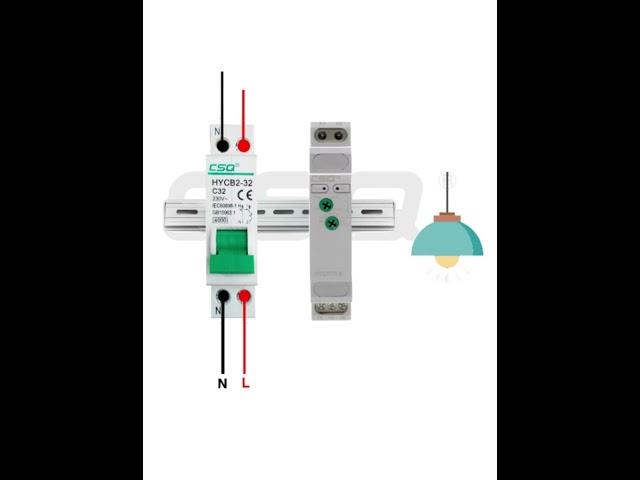 CSQ How To Wire A Timer Switch to A MCB for Lighting Control