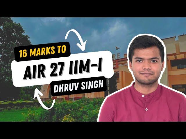 How I Got AIR 27 in IIM Indore IPM | Dhruv Singh, AceIPM Student