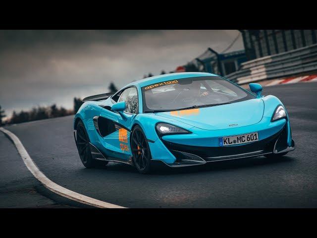 Apex Taxi McLaren 600LT First Lap: TOO MANY G's!