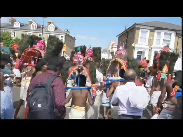 London Shri Kanaga Thurkkai Amman Temple Chariot festival 2024