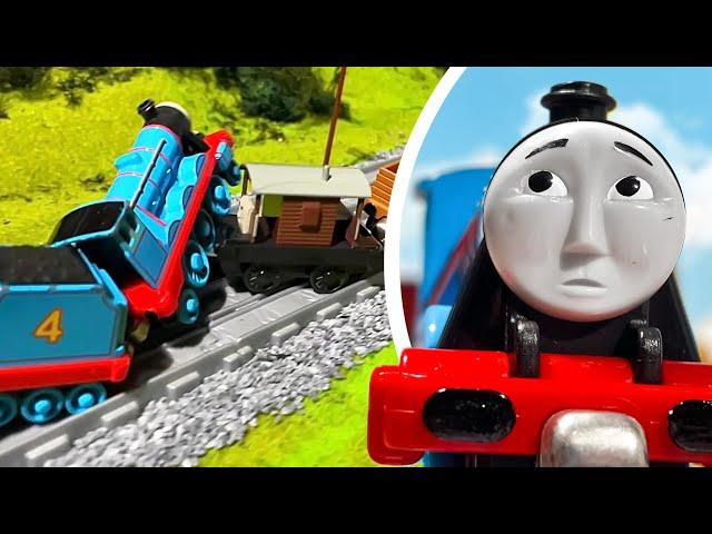 Chaos in the Yards! | Accidents and Crashes Slow Motion #5 | Unused Footage | Thomas & Friends