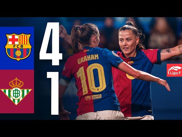 LIGA F | FC BARCELONA 4 vs 1 BETIS 