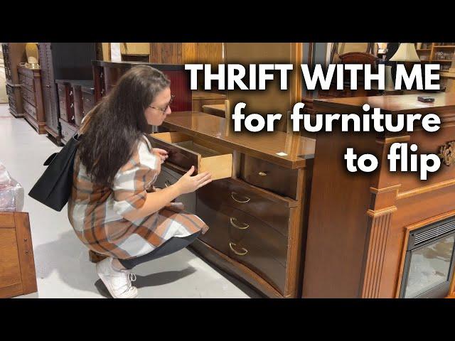 Thrift with Me | What to Look for Before You Buy Furniture to Flip!