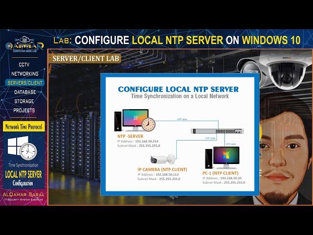 Server Lab - CONFIGURE LOCAL NTP SERVER ( TIME SERVER )