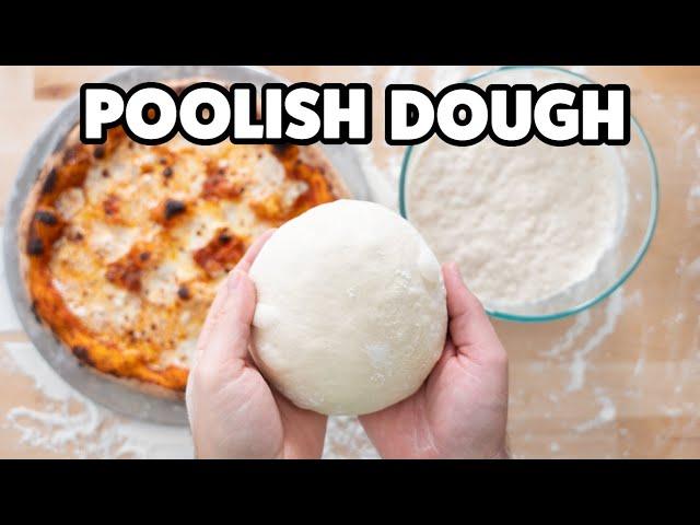 Better Pizza using Poolish Dough Recipe