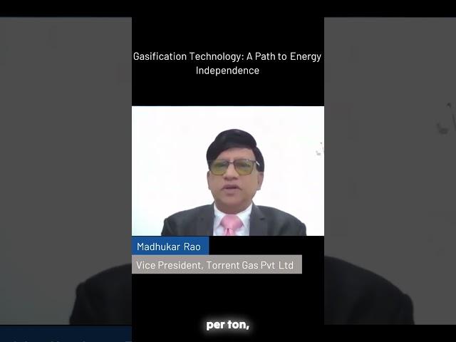Madhukar Rao - Gasification Technology: A Path to Energy Independence