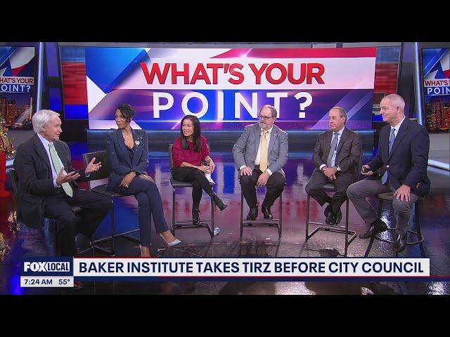 Baker Institute takes Tirz before city council