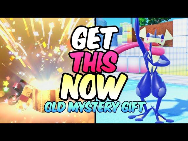 Get Ash Greninja Battle Bond Mystery Gift NOW in Pokemon Scarlet Violet