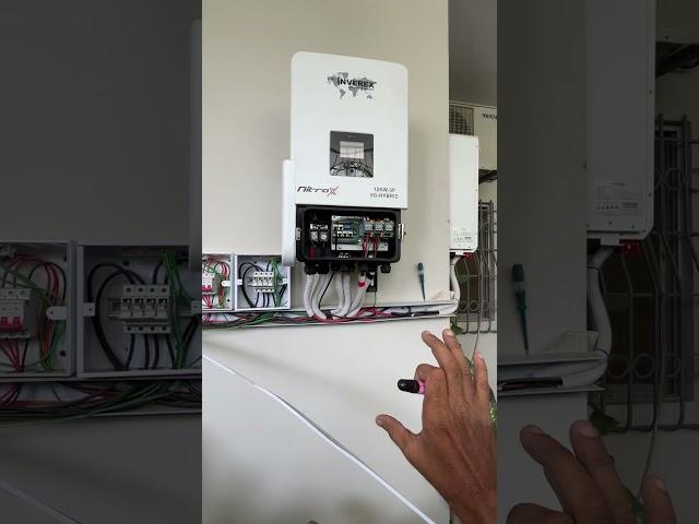Inverex Nitrox 12 KW Jinko Bifacial 585W 26 Solar Panel Project #solarproject