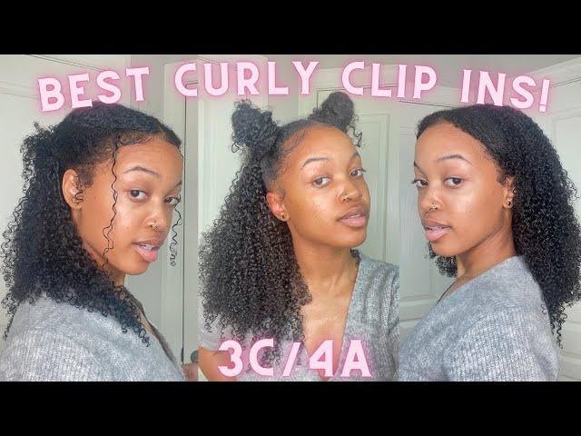 CURLY CLIP INS INSTALL & HAIRSTYLES | LAZY NATURAL METHOD | CURLS QUEEN OFFICIAL