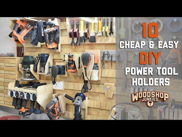 Power Tool Storage On A Budget - Cheap And Easy DIY