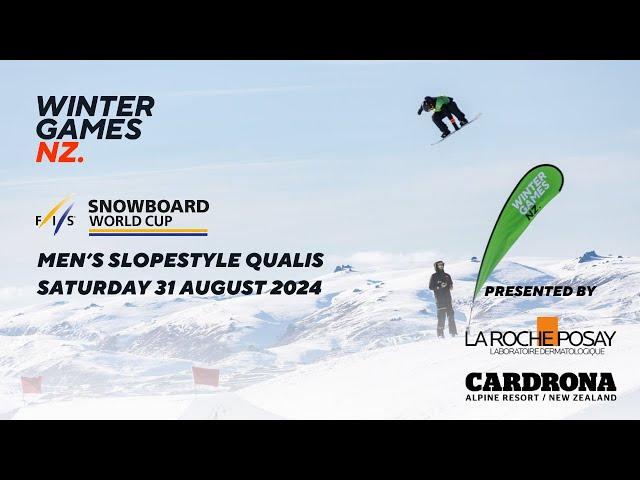 LIVE! FIS SNOWBOARD SLOPESTYLE WORLD CUP - Qualifiers | WINTER GAMES NZ