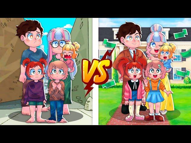 Roblox | TWO Hour Movie |  Rich Family vs Poor Family!