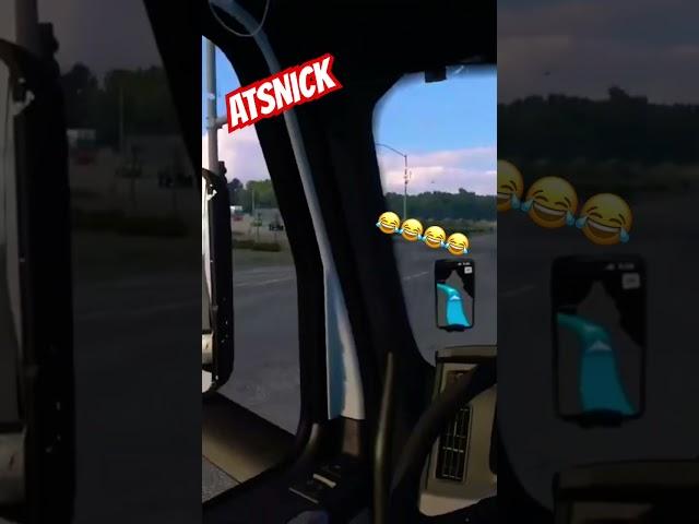 Sun window washer ️#funny #viral #americantrucksimulator #ats #trucklife