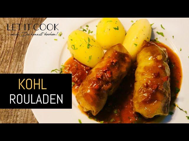 Saftige Kohlrouladen mit Petersilienkartoffeln