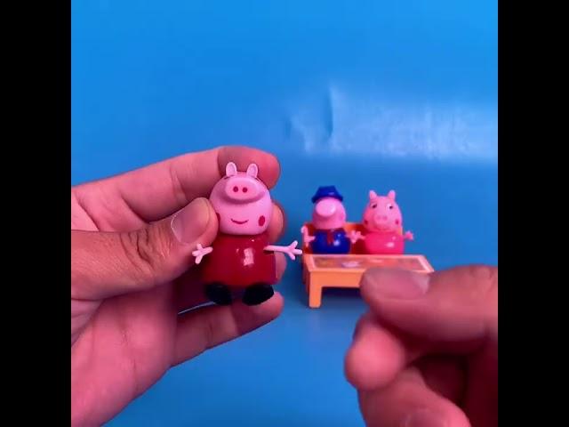 2 Minutes Satisfying with Unboxing & Review Peppa Pig Classroom Toys ASMR