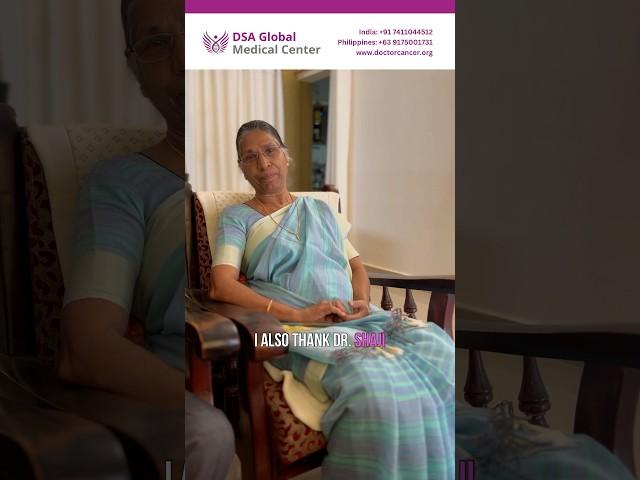 Cancer Survivor Testimony using DSA Treatment #cancer #alternativemedicine #cancertreatmentinindia