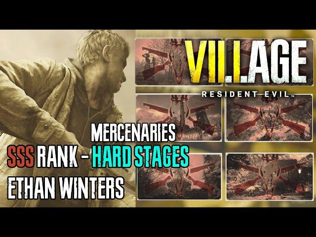 How To Get SSS Rank as Ethan in Resident Evil Village Mercenaries (Hard Stages)