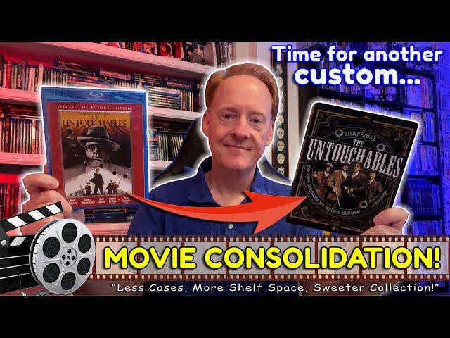 THE UNTOUCHABLES CUSTOM MOVIE CONSOLIDATION | Creating a 4K/Blu-Ray Steelbook Combo!!