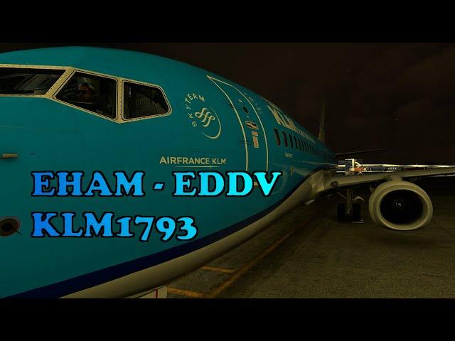 [VATSIM] FULL FLIGHT: Amsterdam Schiphol Airport (EHAM) - Hannover Airport (EDDV)