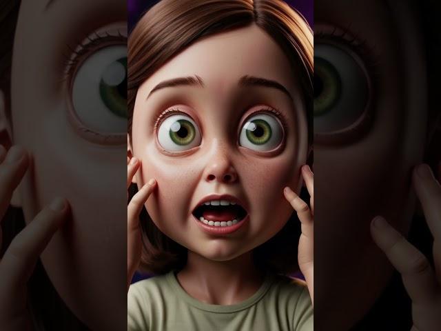 Young girl and doll horror story #cartoon #animationworld #animation