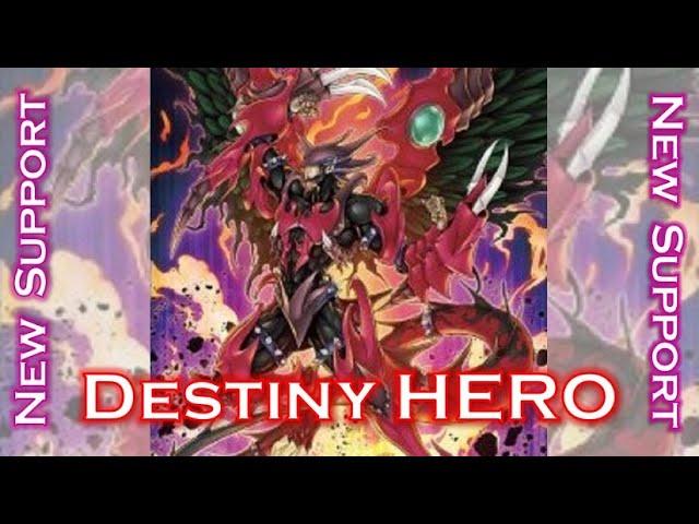 Yu-Gi-Oh! Destiny HERO deck - New Support [EDOPro] July 2021